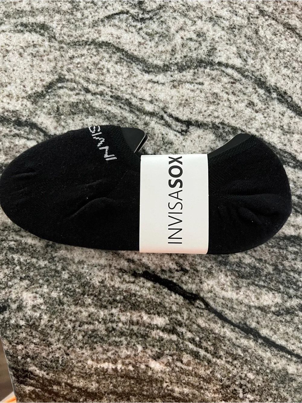 INVISASOX Black Low-Cut No-Show Socks